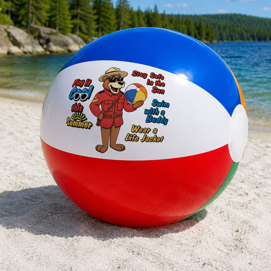 Beachball - Safety Bear (10 Pack)
