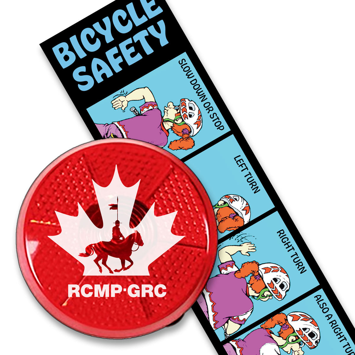 Buttons - RCMP Flashing Clip-On