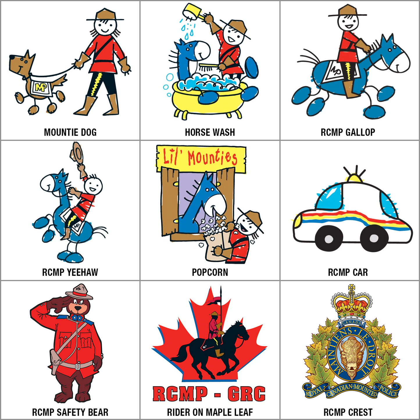 RCMP Tattoo Designs