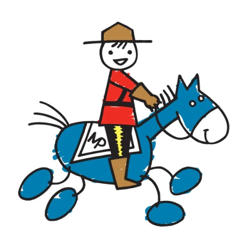 RCMP 1.5"x1.5" Licensed Tattoos