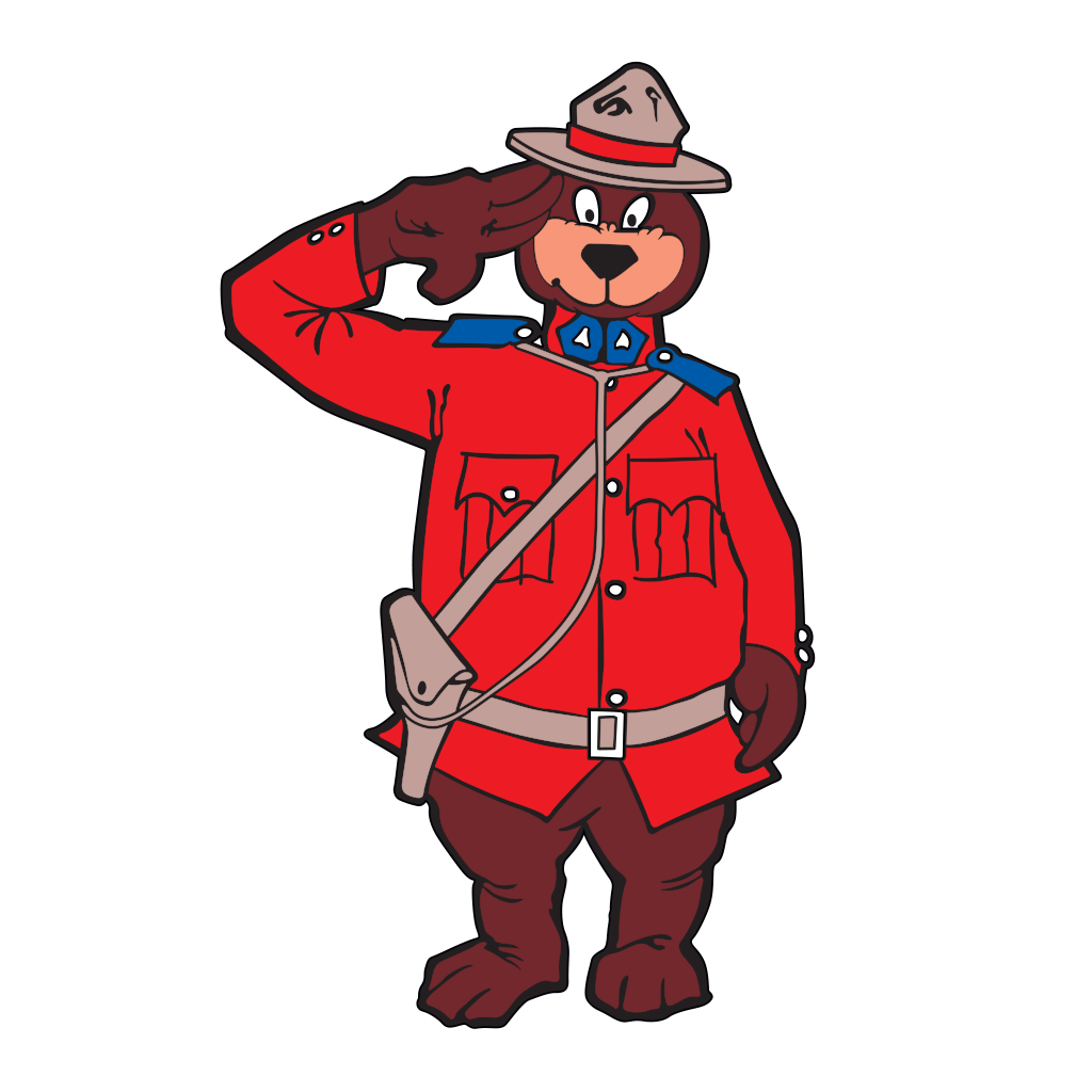 RCMP - 2" Square Stickers
