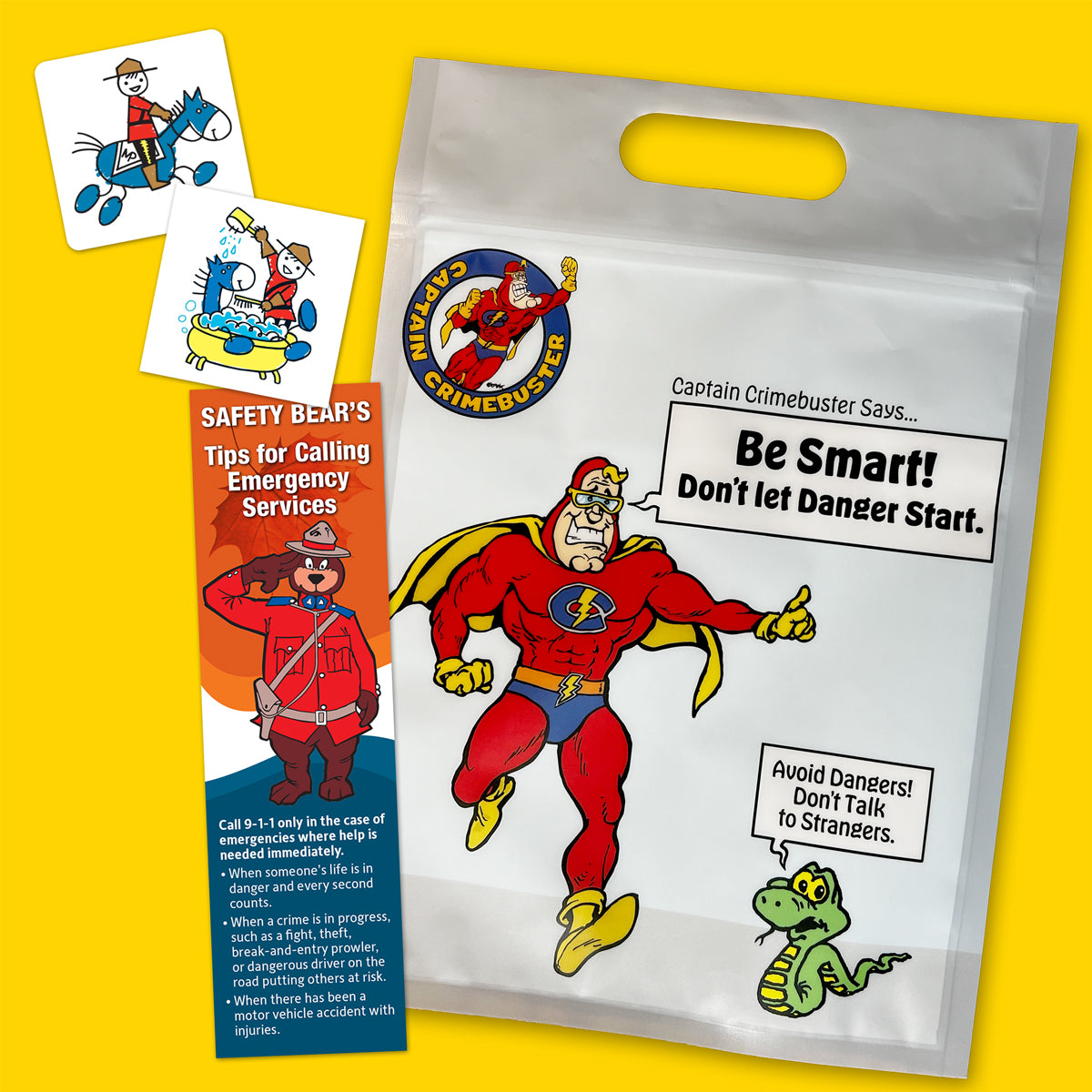 Pre-Loaded Goodie Bags - RCMP Licensed Designs