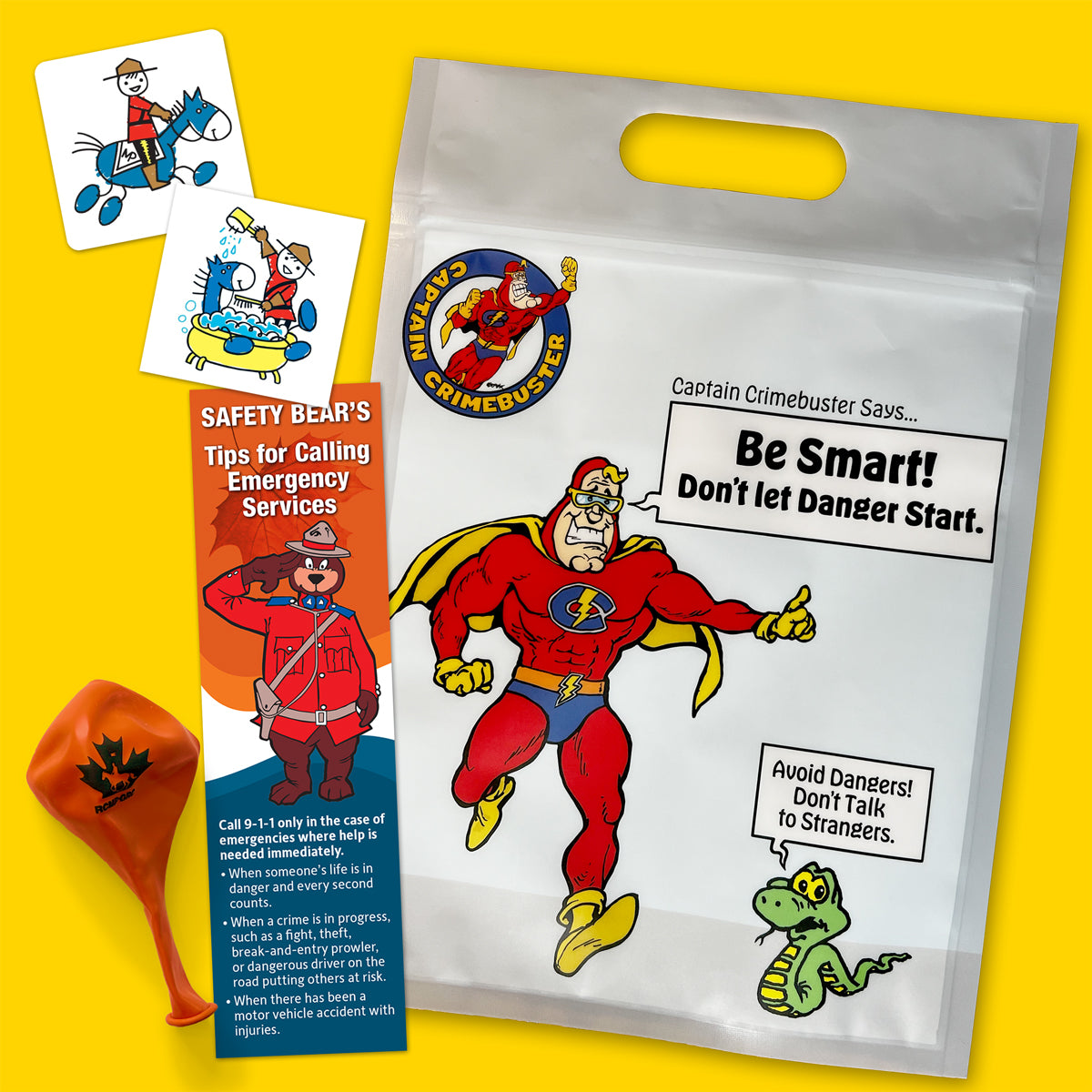 Pre-Loaded Goodie Bags - RCMP Licensed Designs