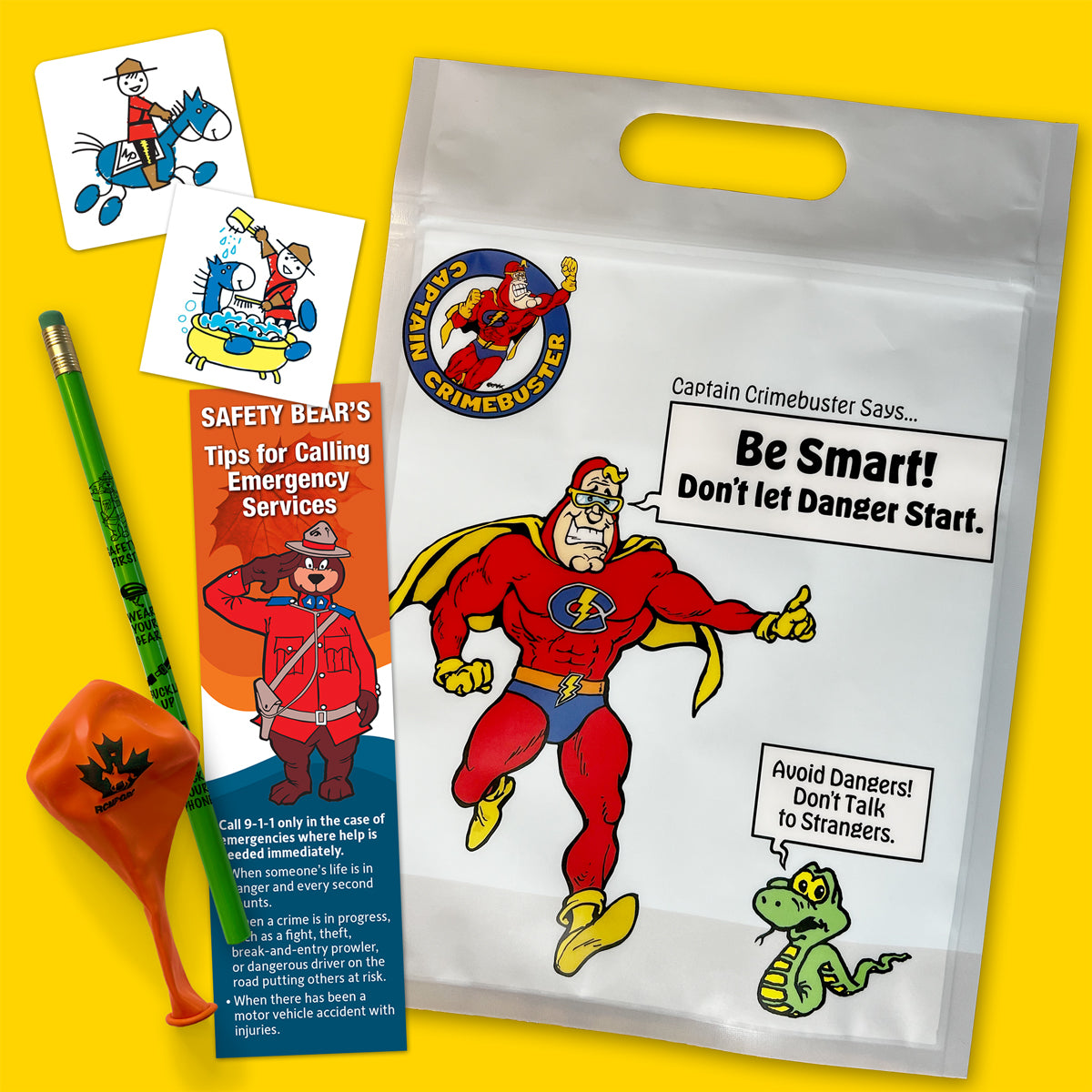 Pre-Loaded Goodie Bags - RCMP Licensed Designs