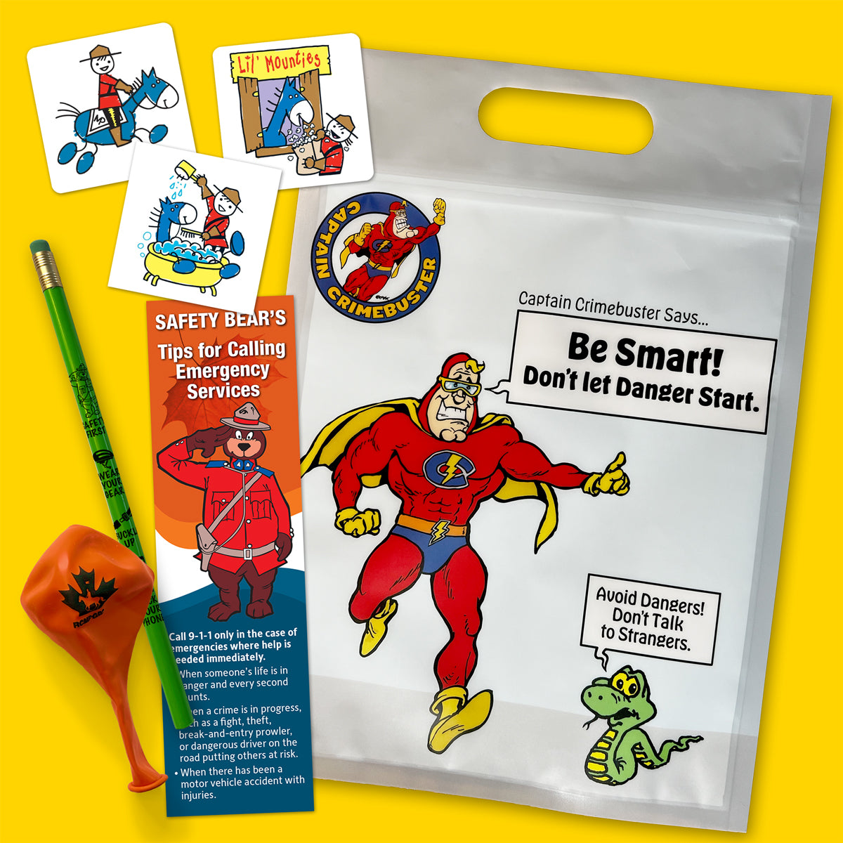 Pre-Loaded Goodie Bags - RCMP Licensed Designs