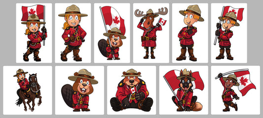 Stickers - RCMP Mountie Mates