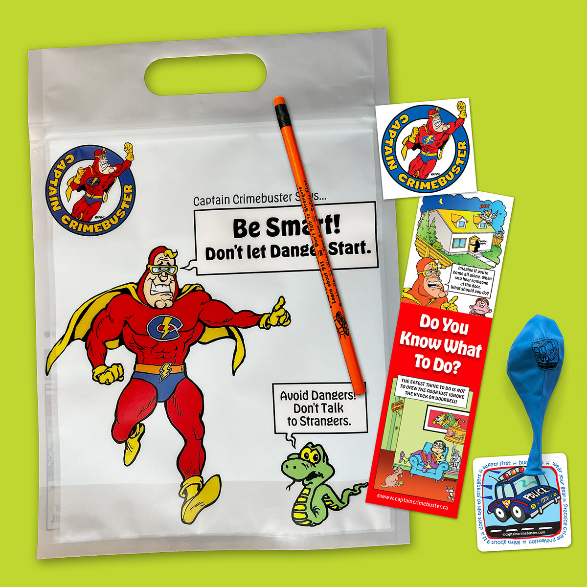 Preloaded Goodie Bags - Captain Crimebuster Designs