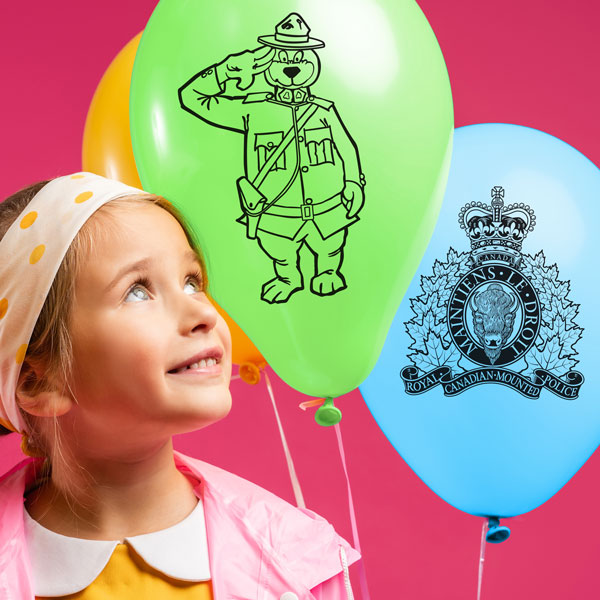 RCMP Branded Balloons