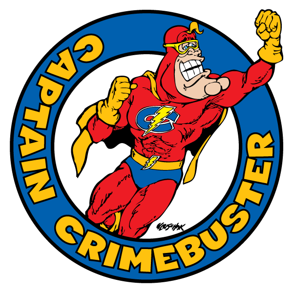 Tattoos - Captain Crimebuster (2x2 inch)