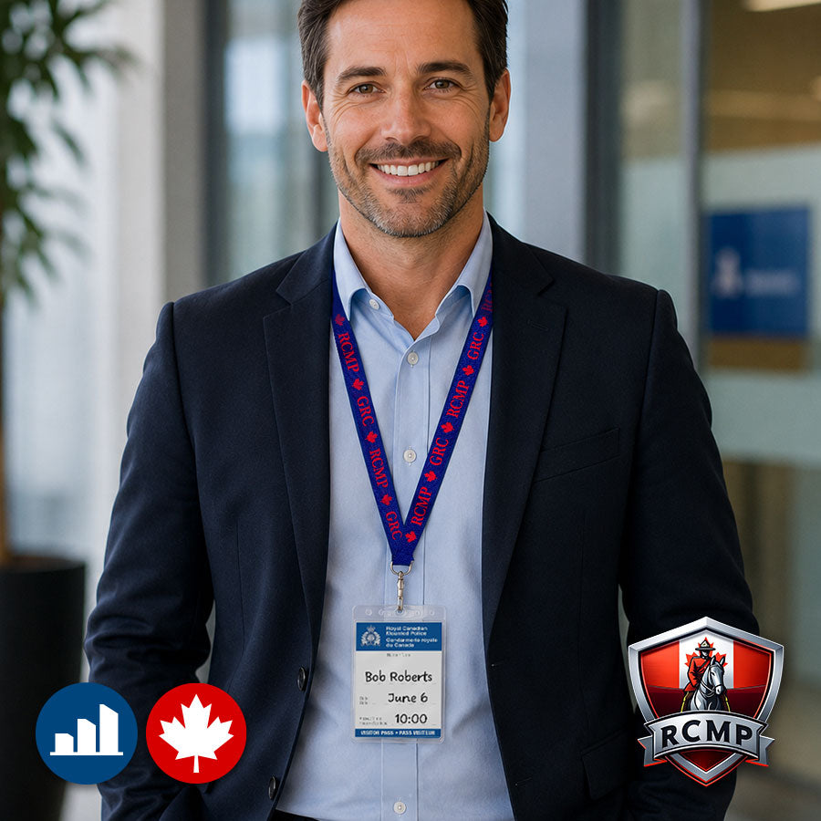 Lanyard RCMP Vistor Cards