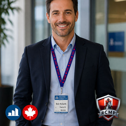 Lanyard RCMP Vistor Cards