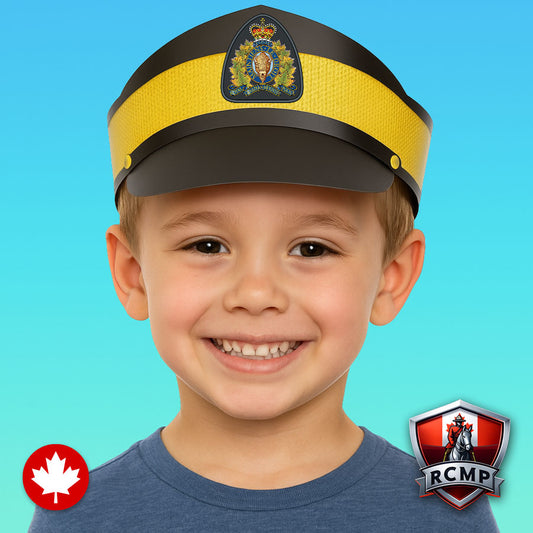 Police Hats - Cardboard RCMP Designs