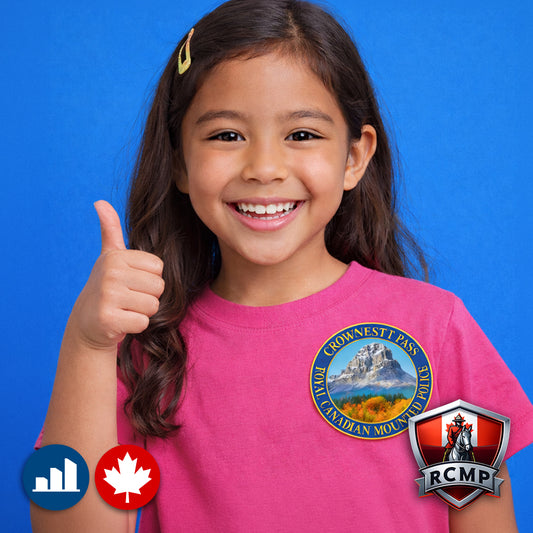 RCMP Custom Stickers on Rolls