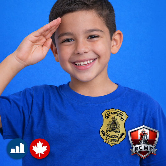 RCMP Gold Foil Bage Custom Design