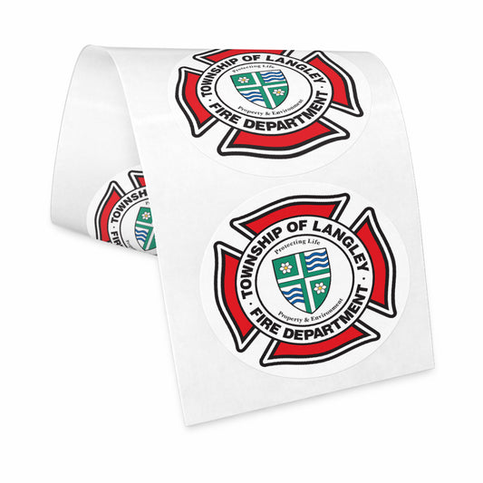 Stickers - Bulk Fire Safety Stickers on Rolls