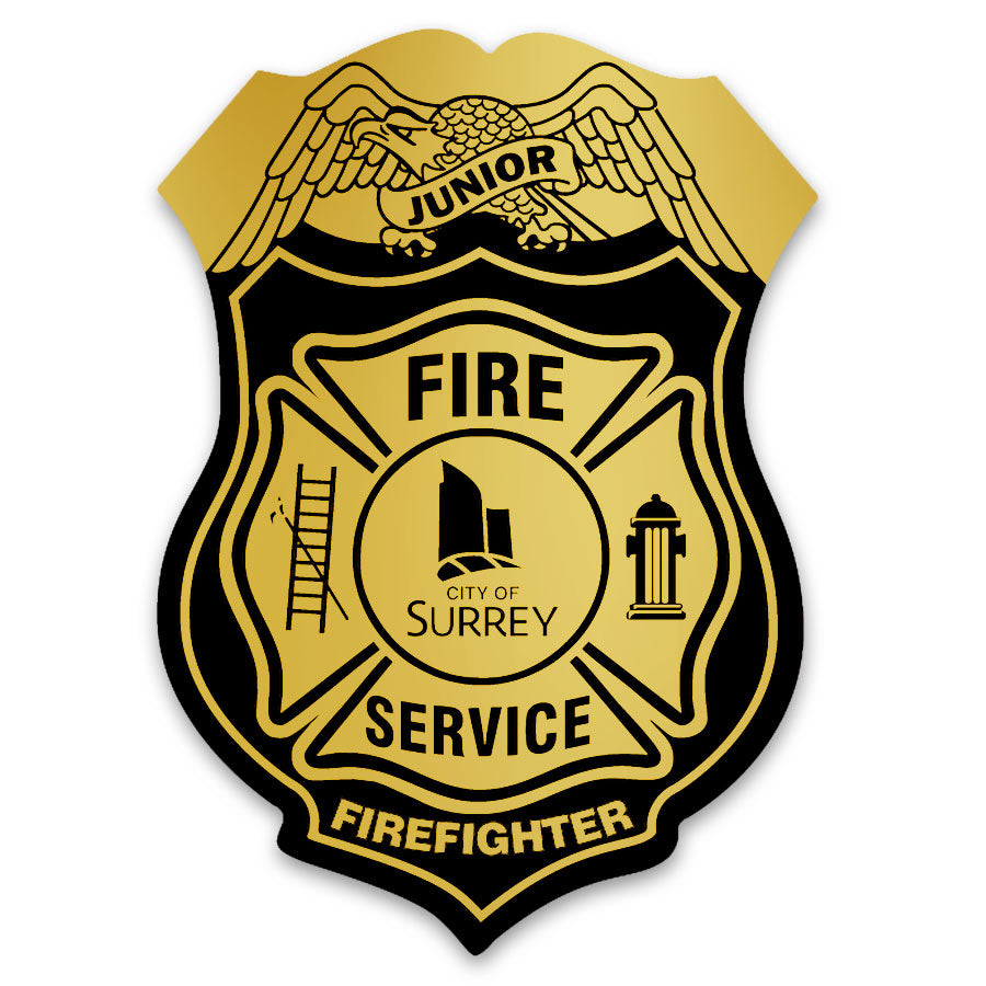 Jr Firefighter Badge - Surrey Fire Service