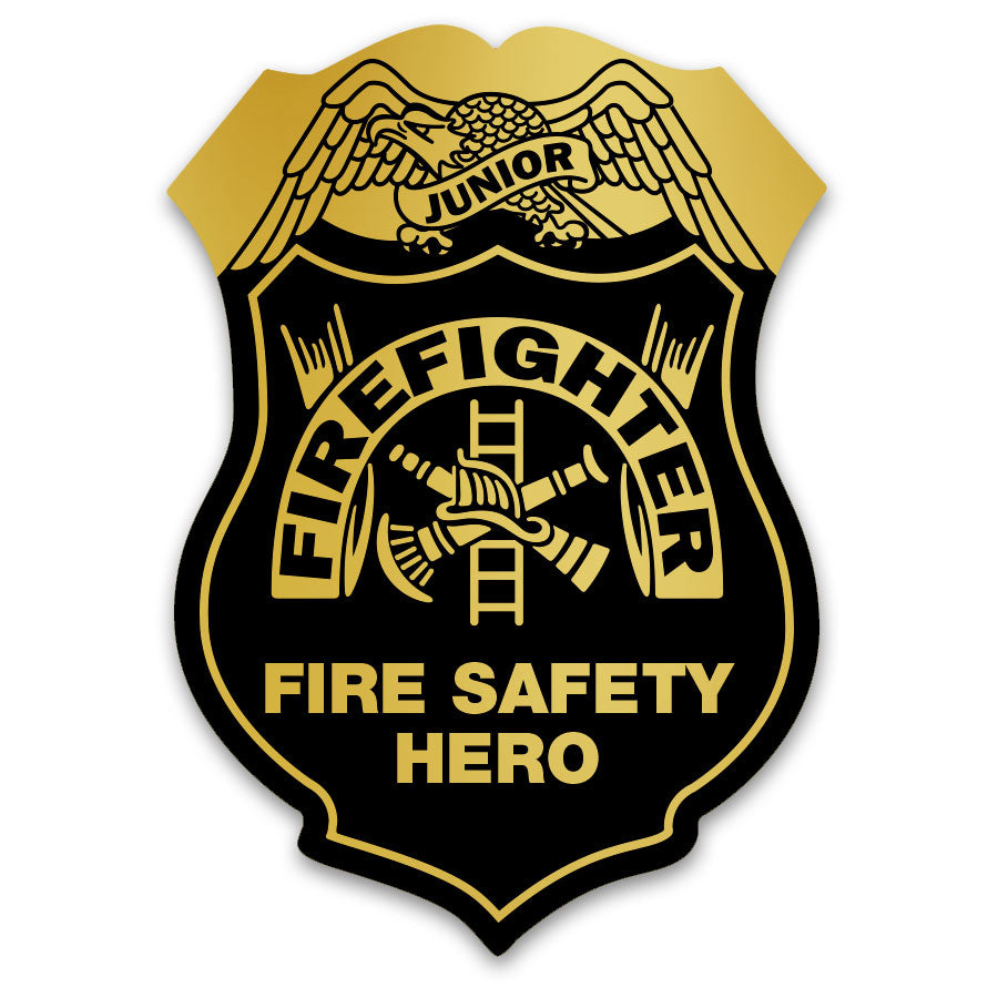 Stickers - Jr. Firefighter Badge (Rolls)