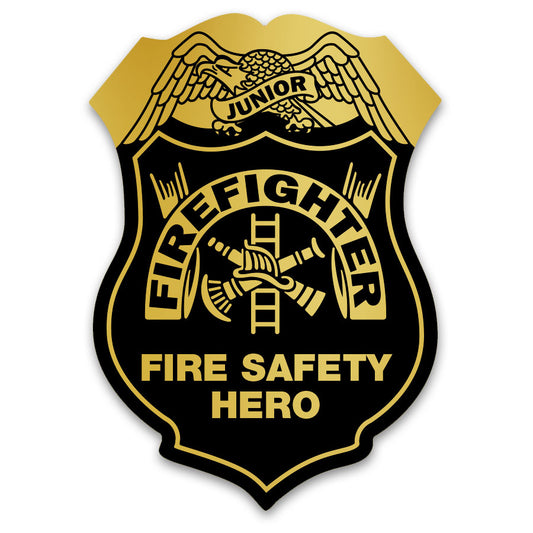 Stickers - Jr. Firefighter Badge (Rolls)
