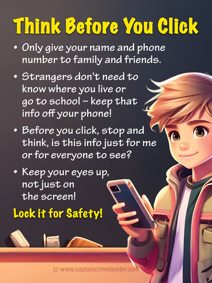 Magnets - Cell Phone Safety (3 x 4)