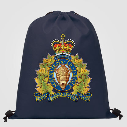 Drawstring Bag - RCMP Crest