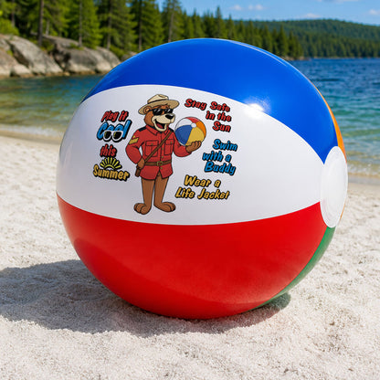 Beachball - Safety Bear (10 Pack)