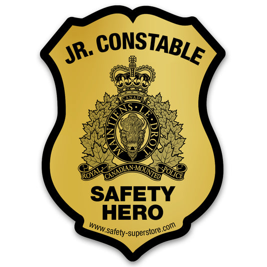 Stickers - RCMP Jr. Constable Badge (Rolls)