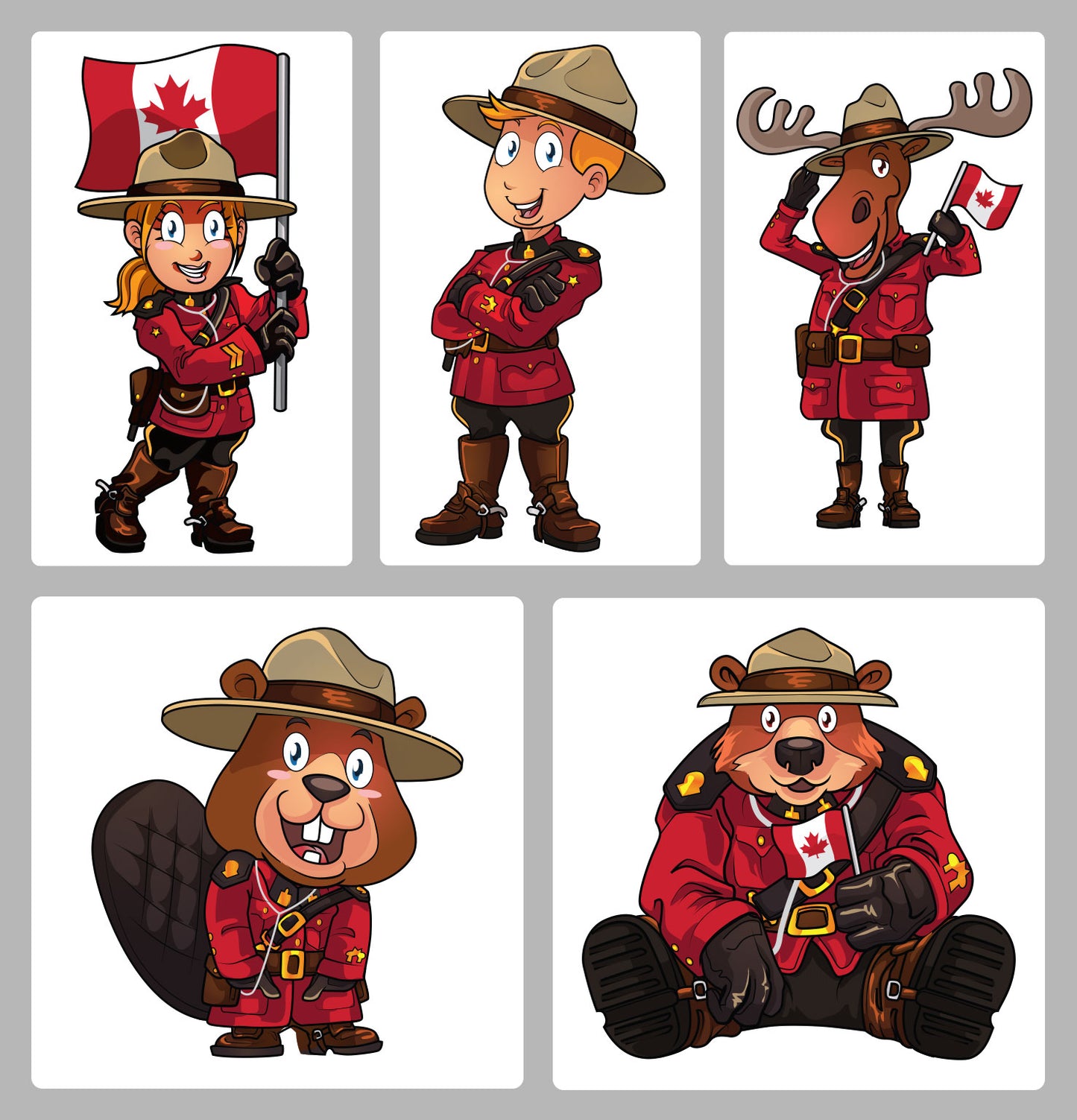 Stickers - RCMP Mountie Mates