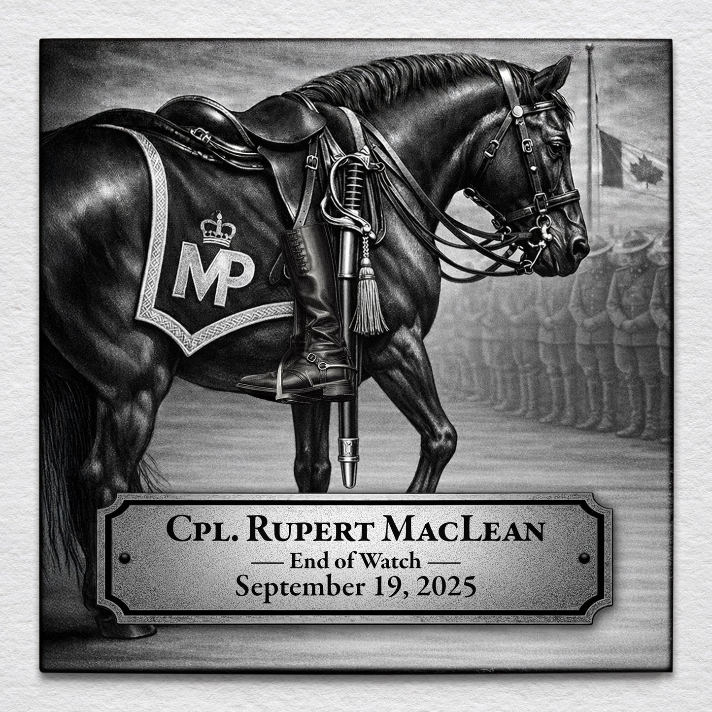 Studio Art Tiles – RCMP Fallen & Remembered