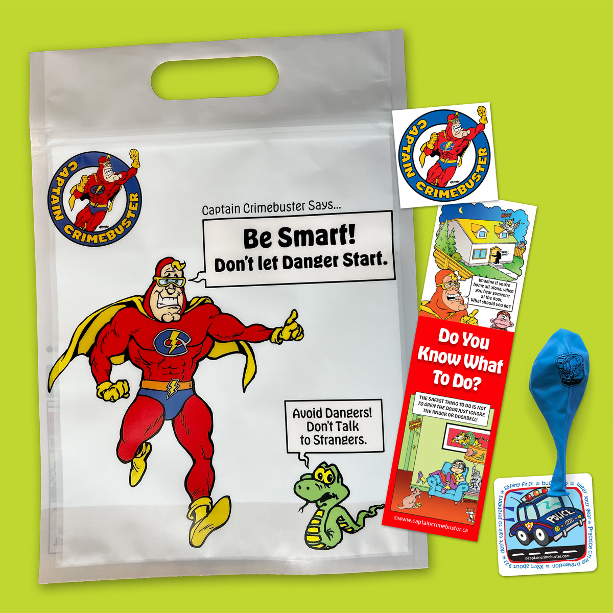 Pre-Loaded Goodie Bags - Captain Crimebuster Designs