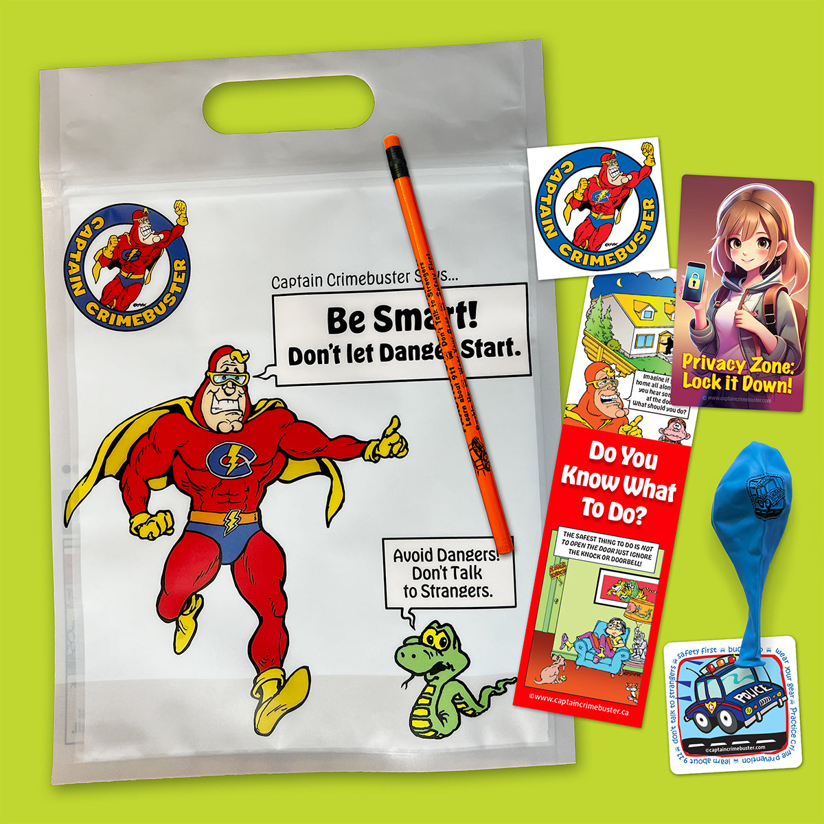 Pre-Loaded Goodie Bags - Captain Crimebuster Designs