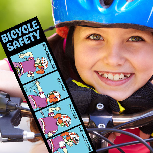 Bicycle Safety Bookmarks (English)